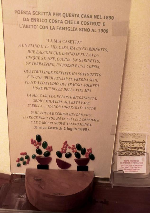 B&B Le Finestre Su Via Cavour Sassari Esterno foto